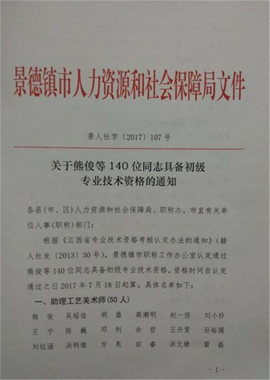 恭喜古鎮(zhèn)公司六名員工成功評(píng)定助理工程師職稱稱號(hào)